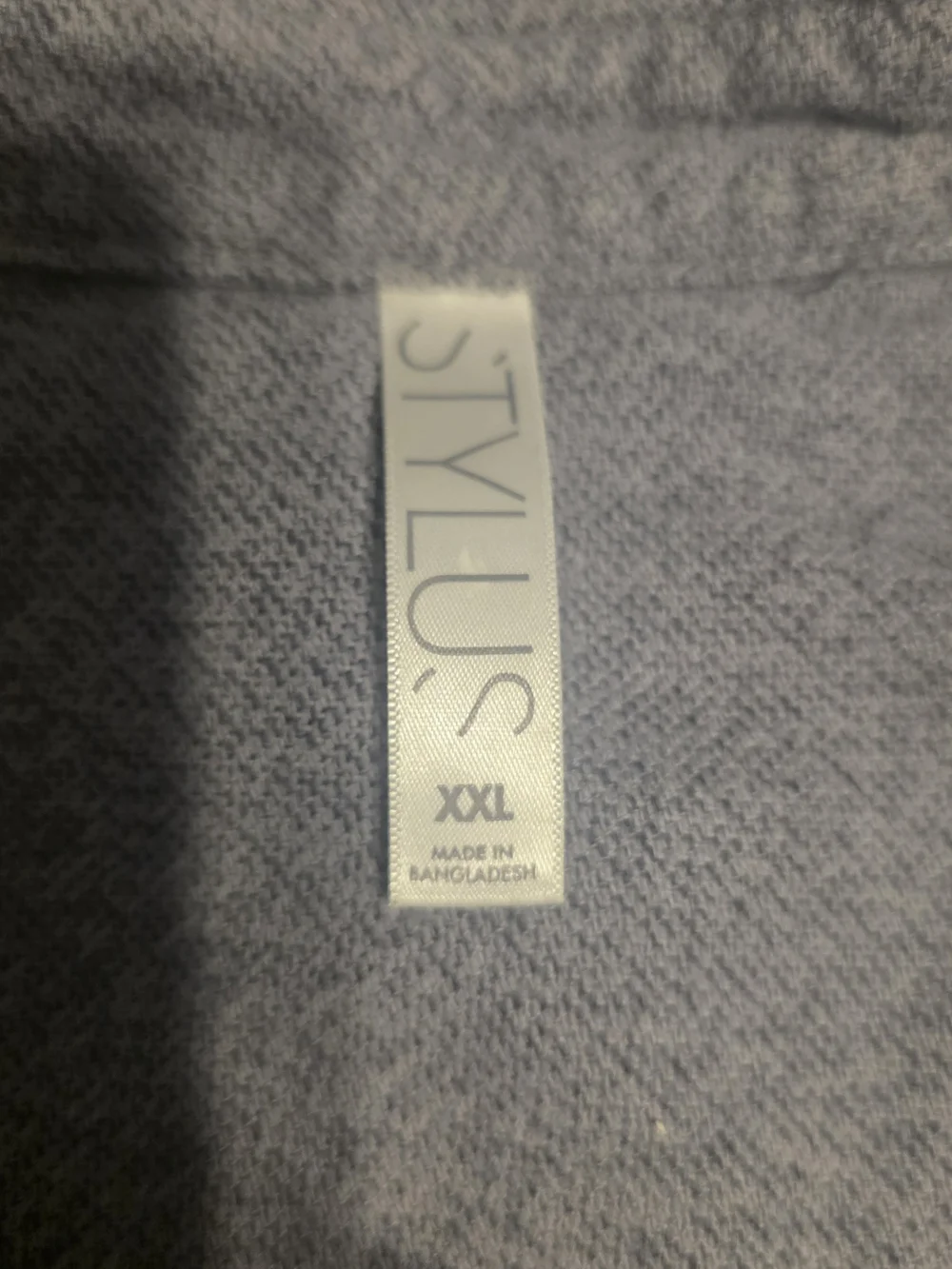 STYLUS Men's Light Gray Button-Down Casual Shirt